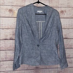 CAbi Gorgeous Blazer Beachy Blue Size 6 ✨